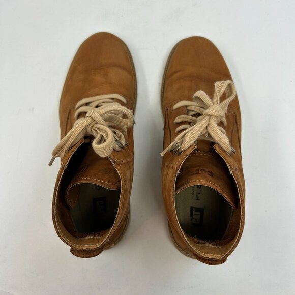 Caterpillar CAT Leather Work Boots Men’s 7.5 Brown Tan FlexFWD Lace Up main image 10